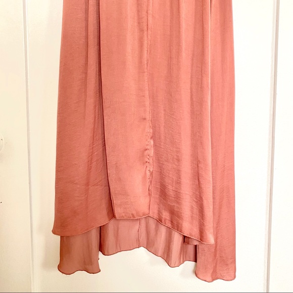 Wilfred Aritzia Dusty Mauve Flowy Maxi Dress - Picture 6 of 11